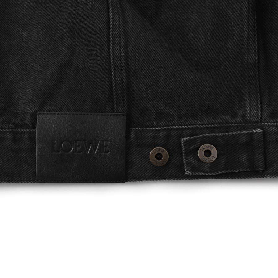 LOEWE ロエベ デニムジャケット ANAGRAM JACKET ブラック メンズ