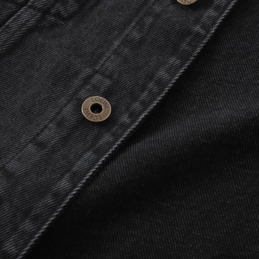 LOEWE（ロエベ） デニムジャケット ANAGRAM JACKET ブラック メンズ