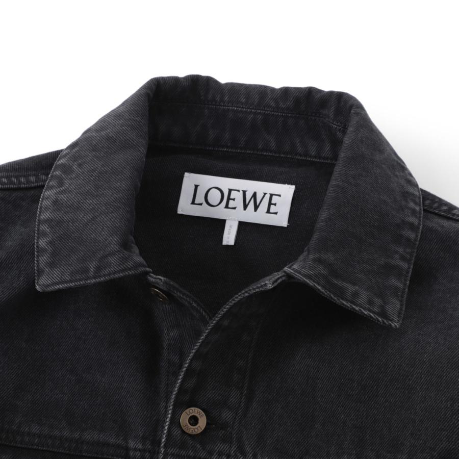 LOEWE（ロエベ） デニムジャケット ANAGRAM JACKET ブラック メンズ
