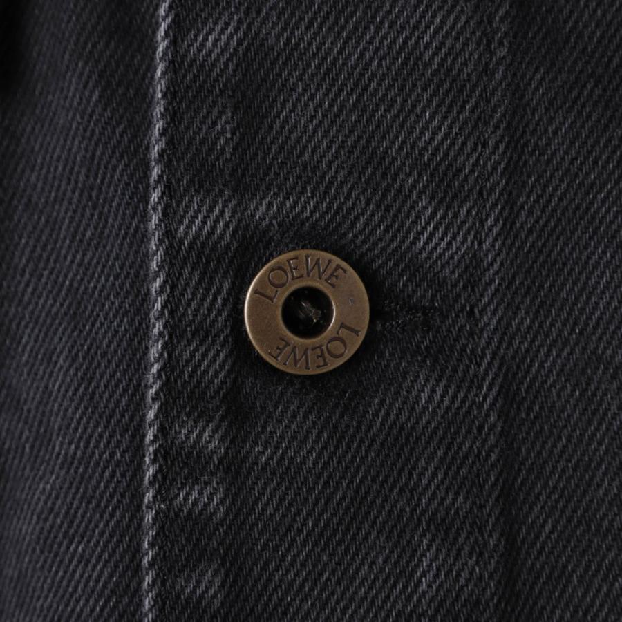 LOEWE（ロエベ） デニムジャケット ANAGRAM JACKET ブラック メンズ