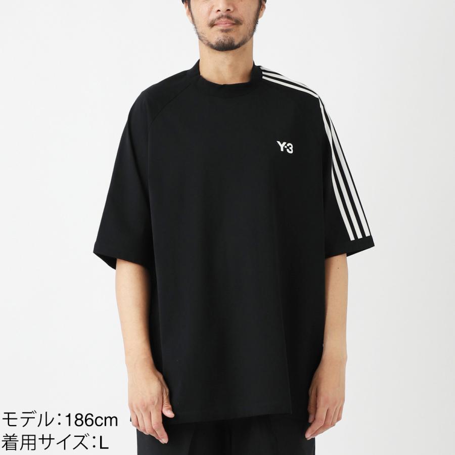 Y-3 ワイスリー クルーネックTシャツ 3S SS TEE ブラック メンズ 