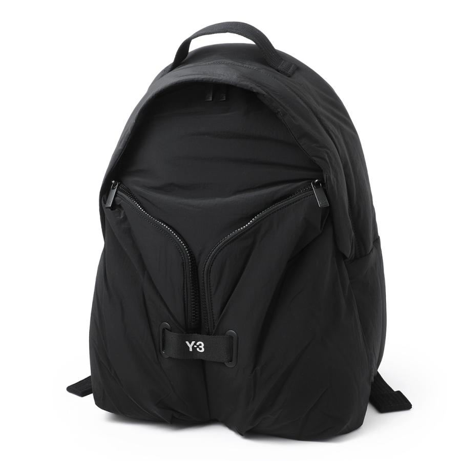 Y-3 ブラック バックパック　リュック Y-3 BACKPACK（バックパック/リュック）｜Y-3（ワイスリー）の