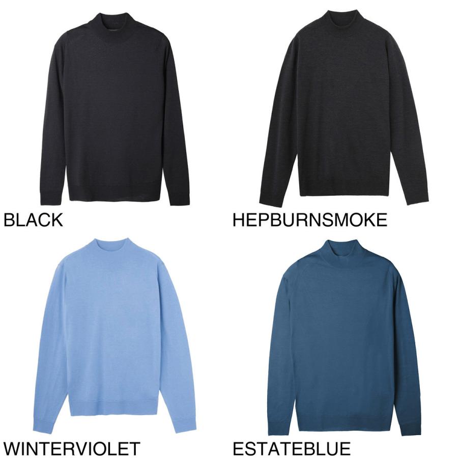 JOHN SMEDLEY ジョンスメドレー モックネック ニット HARCOURT 