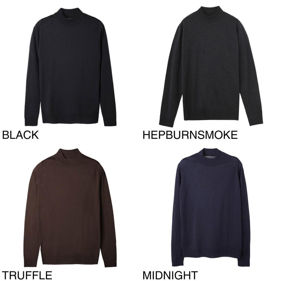 JOHN SMEDLEY ジョンスメドレー モックネック ニット HARCOURT