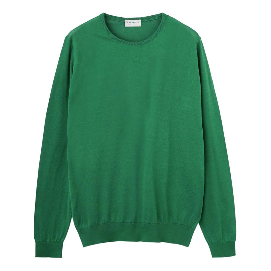 訳あり ジョンスメドレー JOHN SMEDLEY ニット HATFIELDシーアイランドコットン30ゲージSTANDARD FITグリーン メンズ :hatfield-sgreen-wk