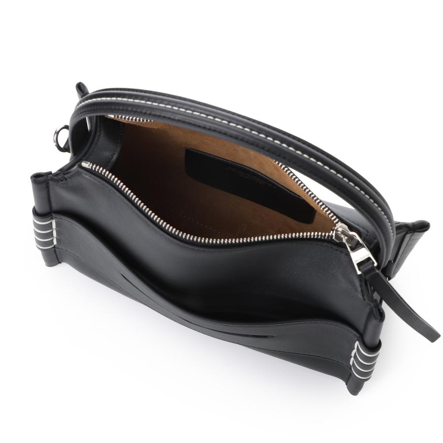 ジェイダブリュー アンダーソン JW ANDERSON ハンドバッグ 3WAY SMALL LOAFER BAG ローファーバッグ ショルダーバッグ ブラック メンズの画像