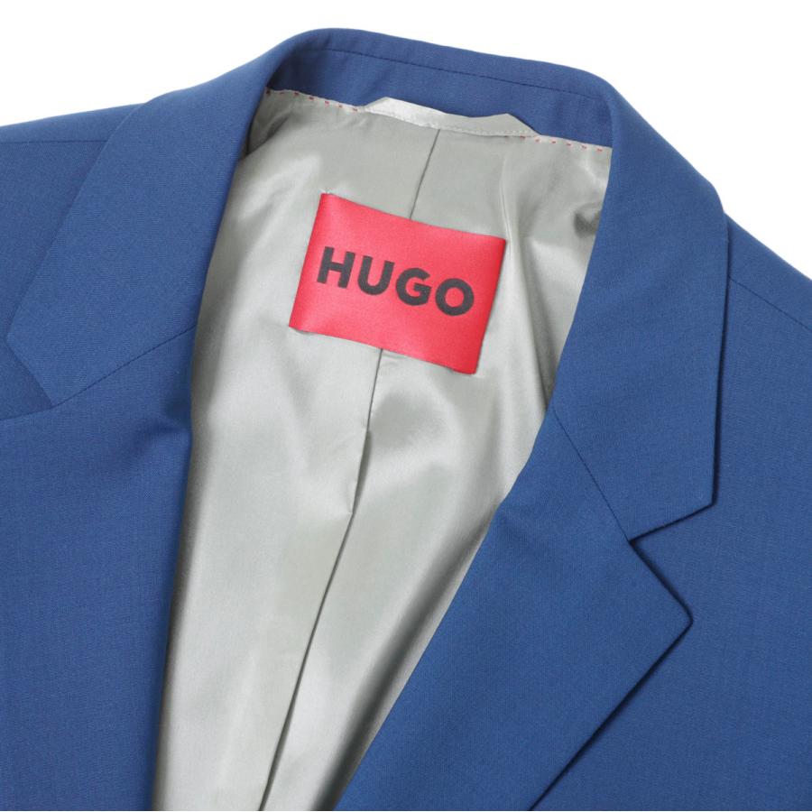 ヒューゴヒューゴボス HUGO HUGOBOSS シングル 2つボタンスーツ HENRY GETLIN 232X セットアップ 大きいサイズあり ブルー メンズ｜mb-y｜07