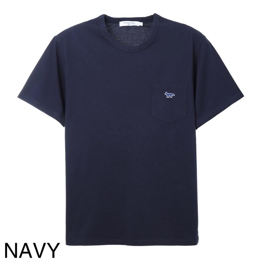 MAISON KITSUNE（メゾン キツネ） クルーネック Tシャツ NAVY FOX