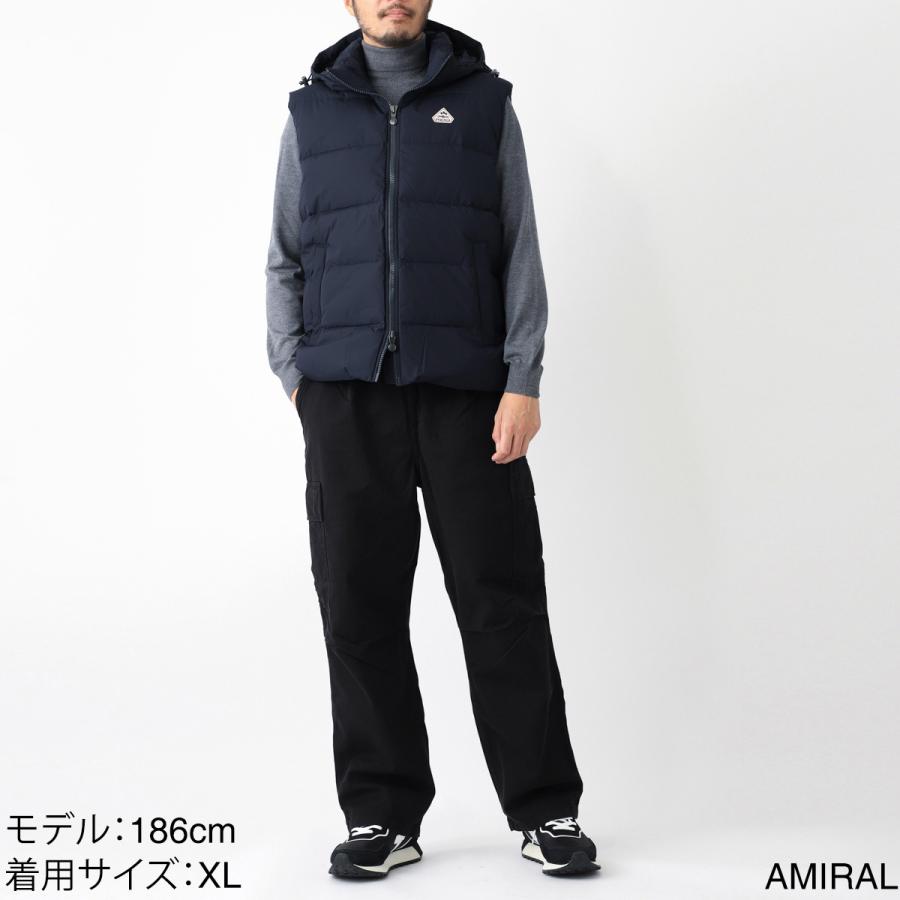 新品未使用タグ付き　スプートニック ベスト　ネイビー　38 pyrenex Pyrenex（ピレネックス） ダウンベスト PYRENEX SPOUTNIC MINI RIPSTOP