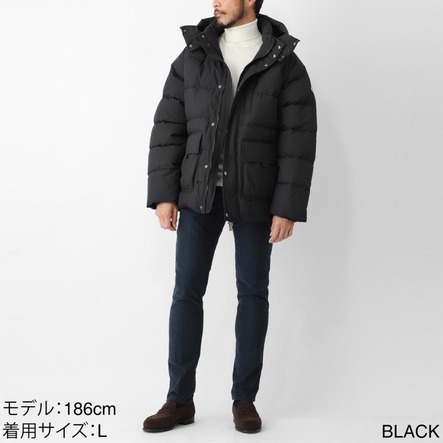 ***様   ブラック ダウンジャケット Mサイズ 当店独占販売】 +phenix (プラスフェニックス) 撥水 ダウンジャケット