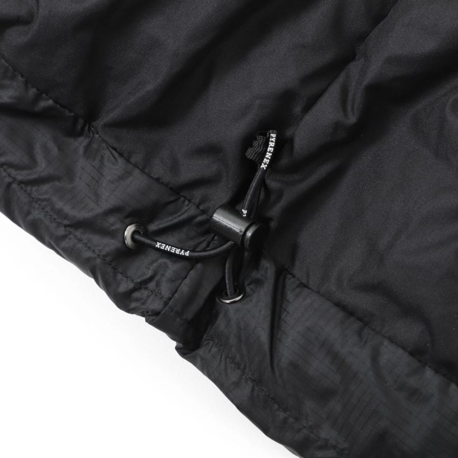 ピレネックス PYRENEX ダウンジャケット SHIFT HOODED RIPSTOP シフト フーデッド リップストップ ブラック メンズ shift-hooded-ripstop-hmy010p-blackの画像