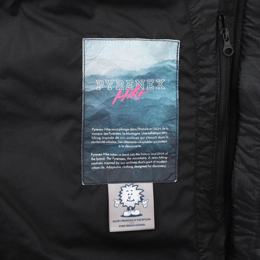 ピレネックス PYRENEX ダウンジャケット SHIFT HOODED RIPSTOP シフト フーデッド リップストップ ブラック メンズ shift-hooded-ripstop-hmy010p-blackの画像