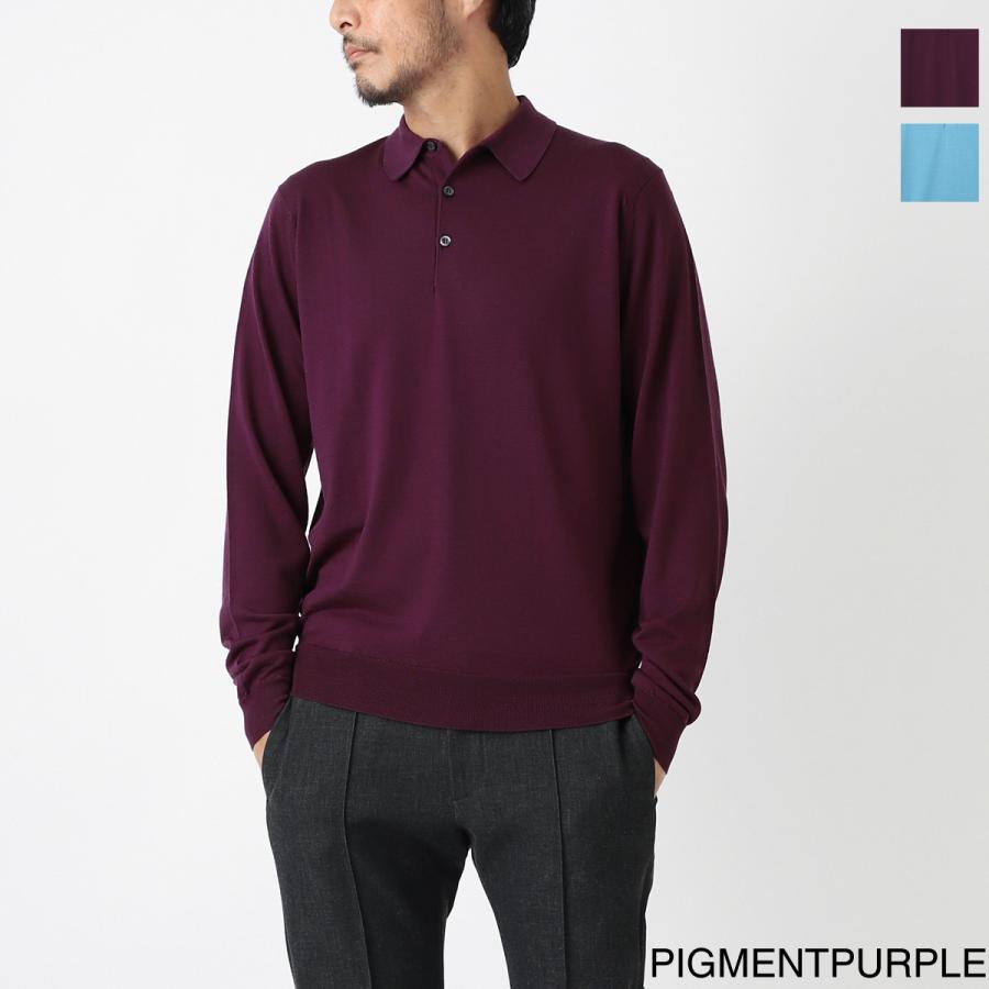 JOHN SMEDLEY（ジョンスメドレー） 長袖 ポロシャツ HOLTON エクストラ