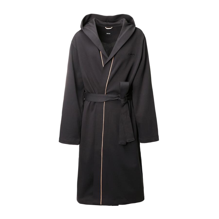 ボスヒューゴボス BOSS HUGOBOSS ガウン ドレッシングガウン ブラック メンズ iconichoodedrobe