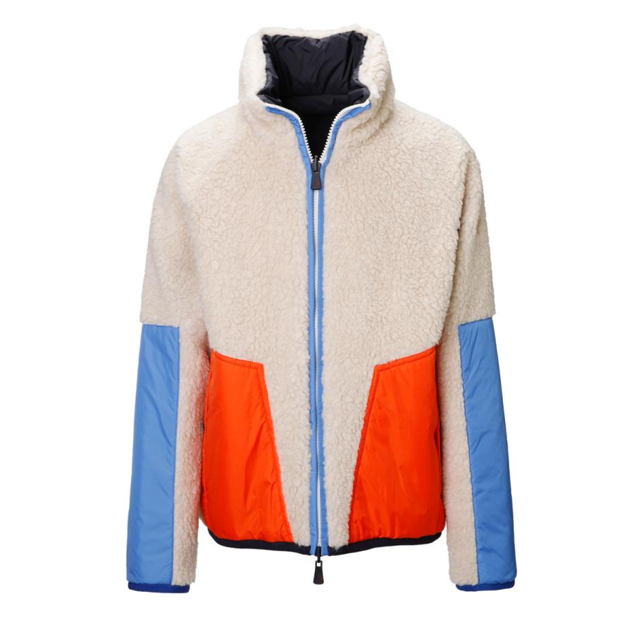 サイズL□新品□モンクレールGRENOBLEフリースジャケット オレンジ メンズ