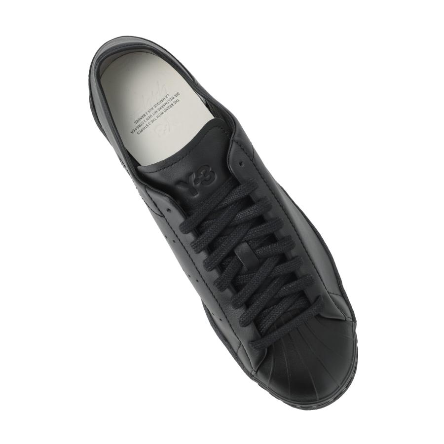 ワイスリー Y-3 スニーカー Y-3 SUPERSTAR スーパースター 大きいサイズあり ブラック メンズ hq7320-black-black-blackの画像