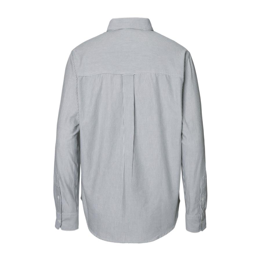 アミ AMI ALEXANDRE MATTIUSSI ボタンダウンシャツ BUTTON DOWN AMI DE COEUR SHIRT カジュアルシャツ メンズ hsh113-co0021-325-evergreen-naturalwhite｜mb-y｜02