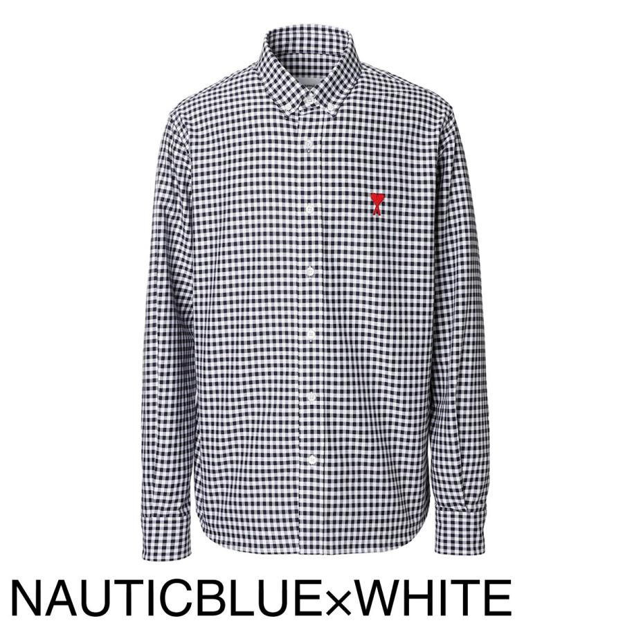 アミ AMI ALEXANDRE MATTIUSSI ボタンダウンシャツ BUTTON DOWN AMI DE COEUR SHIRT カジュアルシャツ 大きいサイズあり メンズ｜mb-y｜12