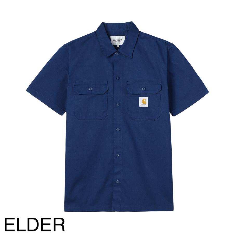 Carhartt ネイビー ワークシャツ 半袖 Carhartt WIP（カーハートワークインプログレス） カーハート ワーク