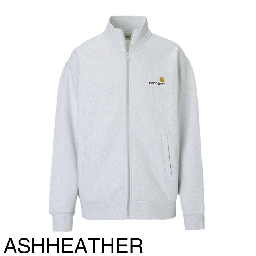 カーハート ワークインプログレス Carhartt WIP ジップアップスウェット AMERICAN SCRIPT JACKET メンズ i031686-482xx-ashheather｜mb-y｜12