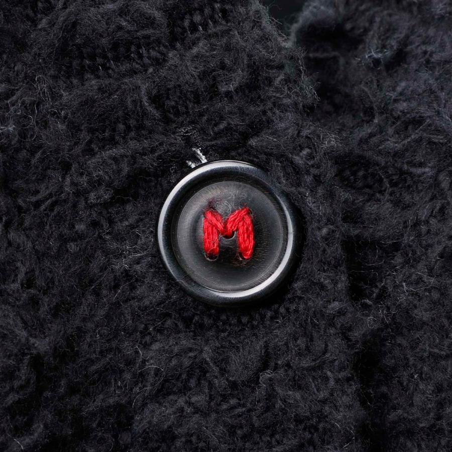 Maison Margiela 黒 Vネックボタンカーディガン Maison Margiela（旧Maison Martin Margiela） - メゾン