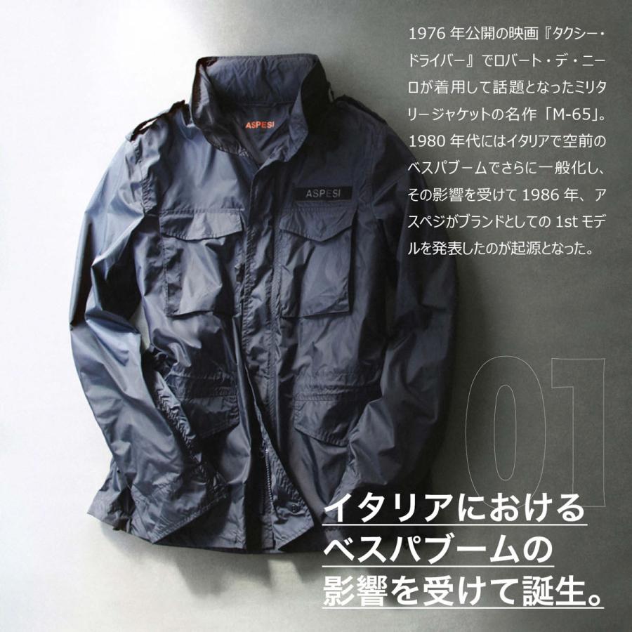 美品 ASPESI M-65 MINIFIELD WOOL VENTO 紺 L ASPESI（アスペジ） フィールドジャケット MINIFIELD VENTO ミニ