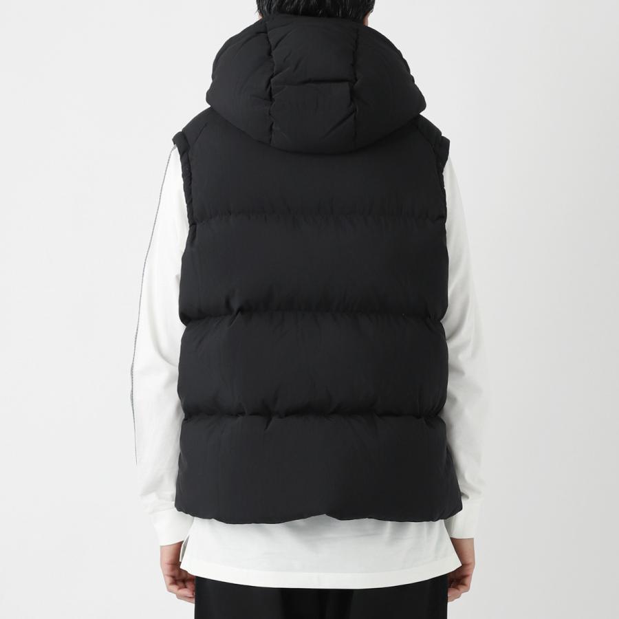 Y-3 ワイスリー☆ダウンベスト ブラック フード着脱可 XS 【公式通販】
