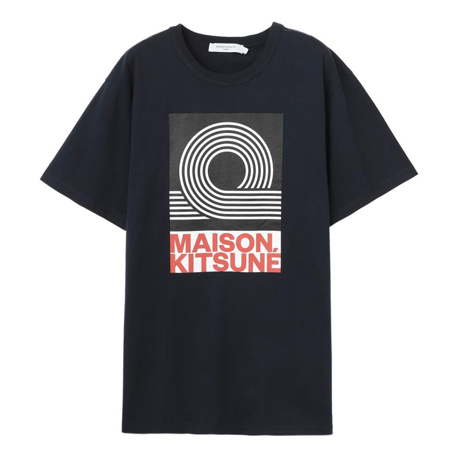MAISON KITSUNE（メゾン キツネ） クルーネック Tシャツ BLACK ANTHONY