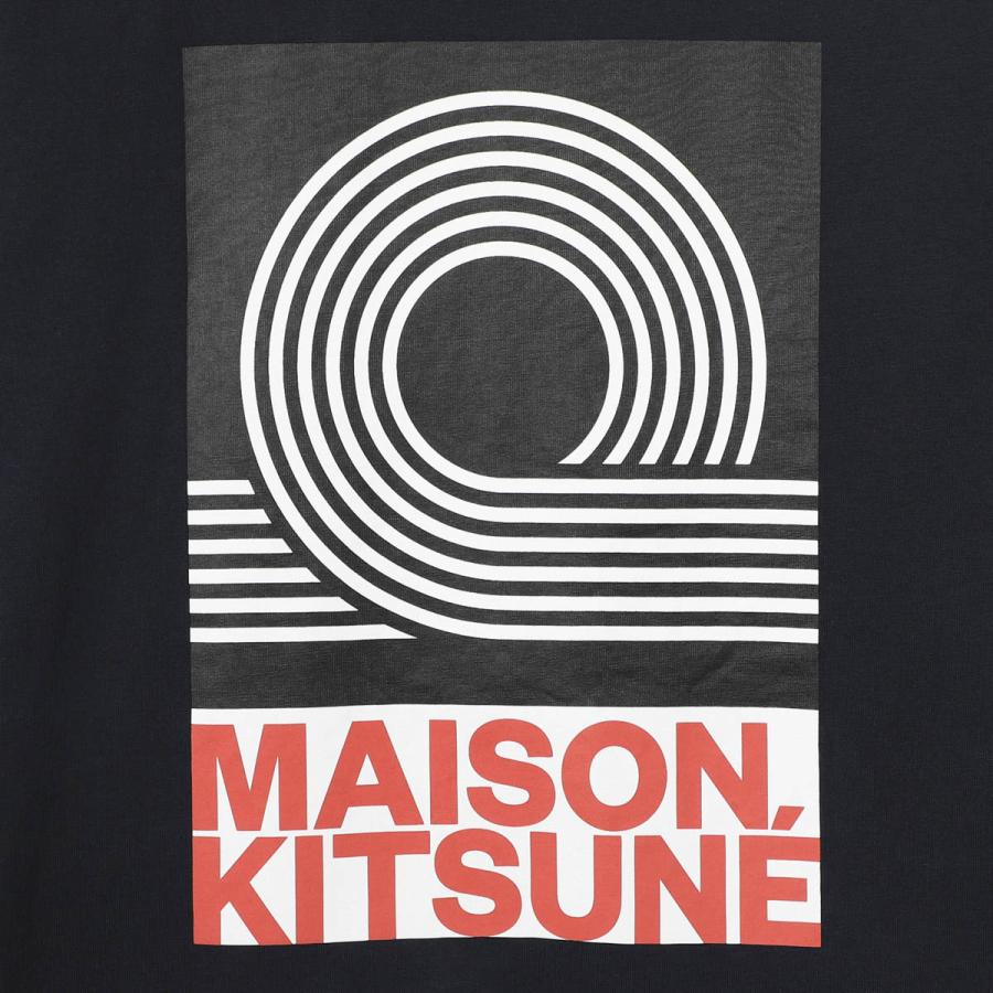 MAISON KITSUNE（メゾン キツネ） クルーネック Tシャツ BLACK ANTHONY