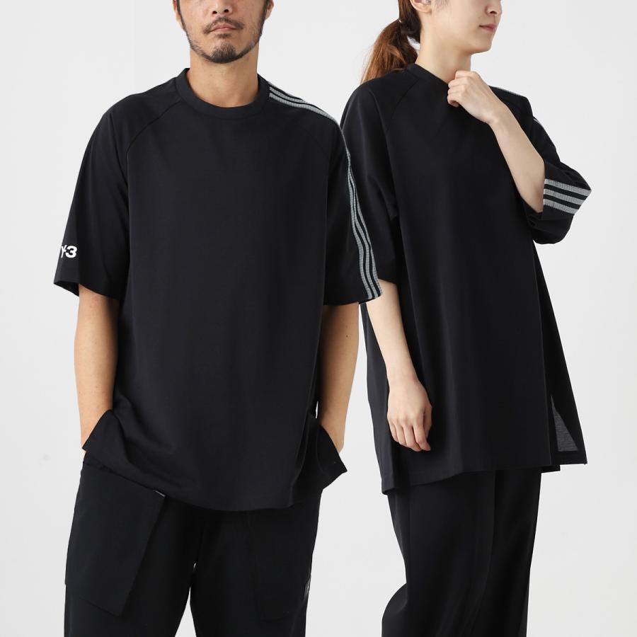 Y-3 ワイスリー クルーネックTシャツ 3S SS TEE ブラック メンズ