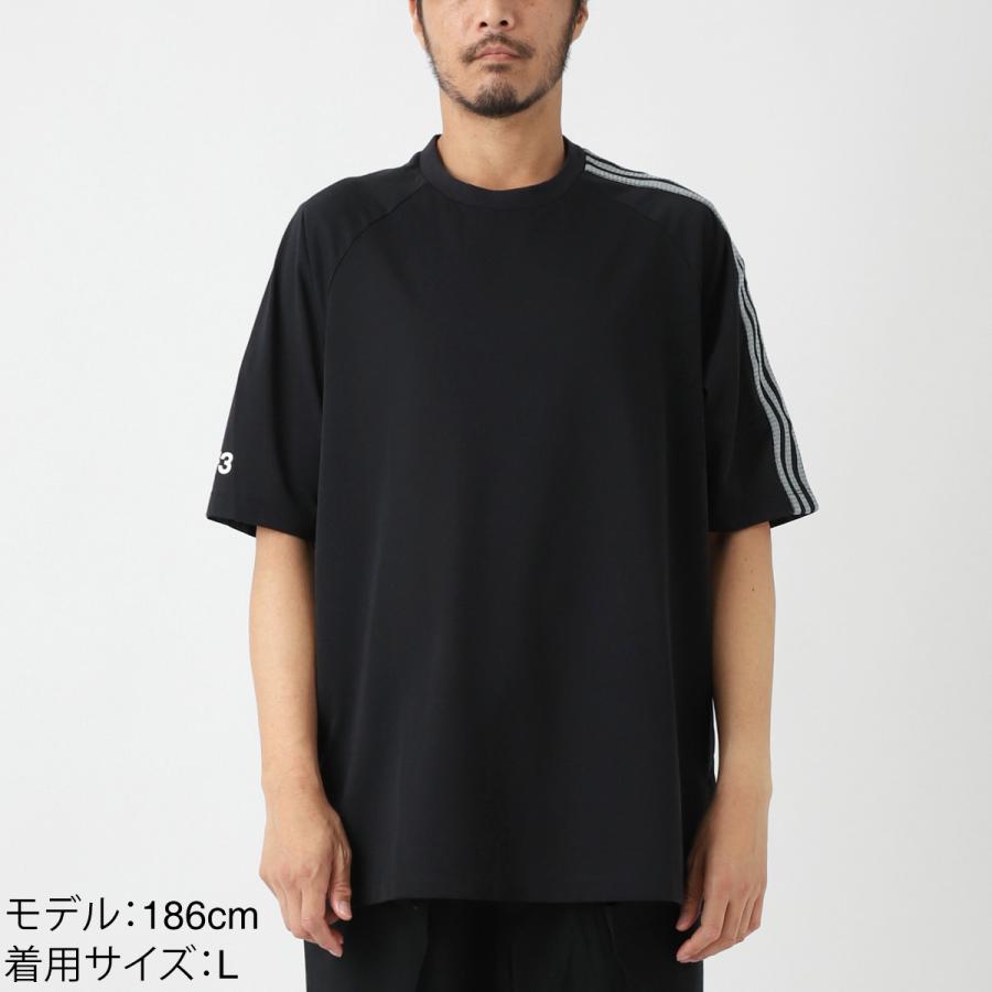 Y-3 ワイスリー クルーネックTシャツ 3S SS TEE ブラック メンズ