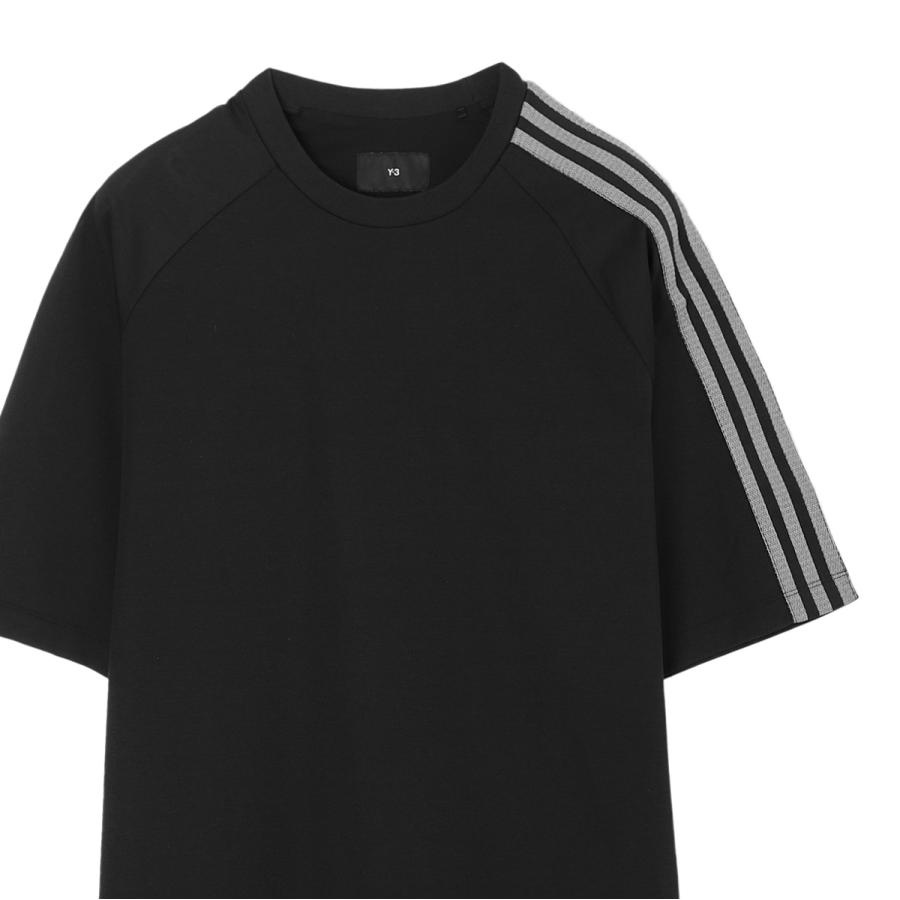 Y-3 ワイスリー クルーネックTシャツ 3S SS TEE ブラック メンズ