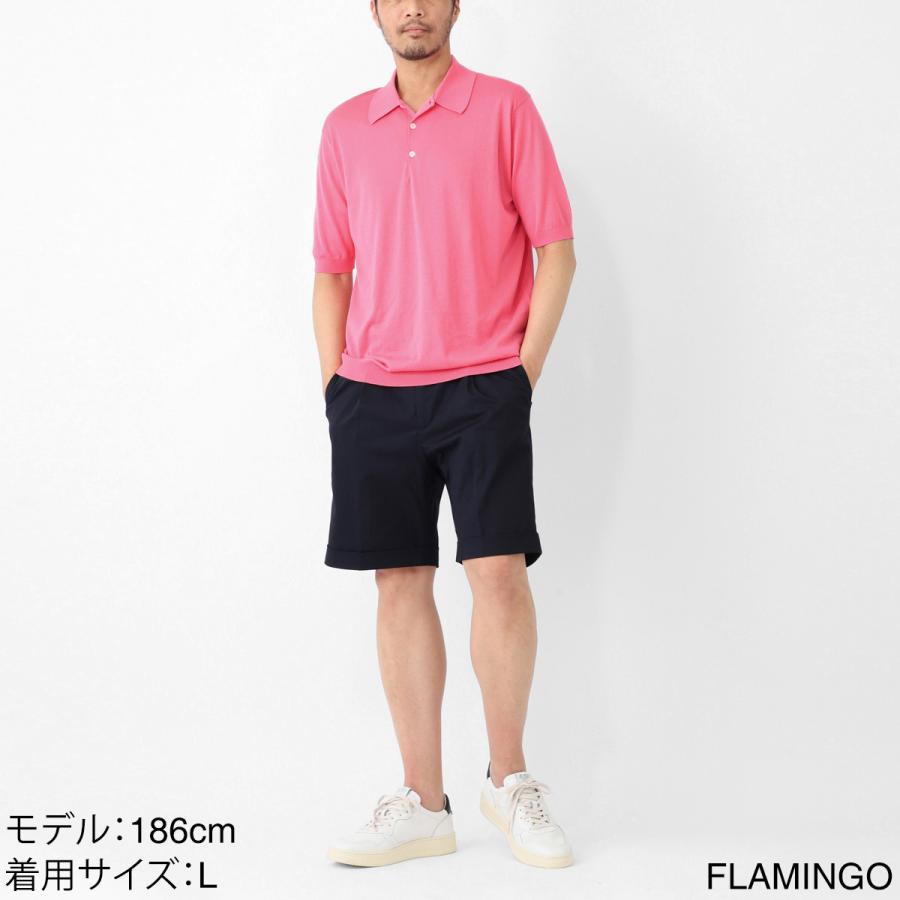 JOHN SMEDLEY（ジョンスメドレー） ニットポロシャツ ISIS シー
