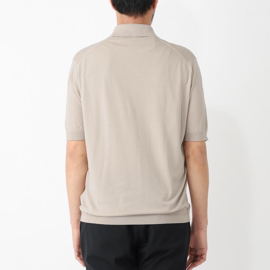 JOHN SMEDLEY（ジョンスメドレー） ニットポロシャツ ISIS シー