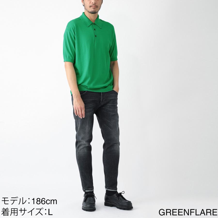 JOHN SMEDLEY（ジョンスメドレー） ニットポロシャツ ISIS イシス シー