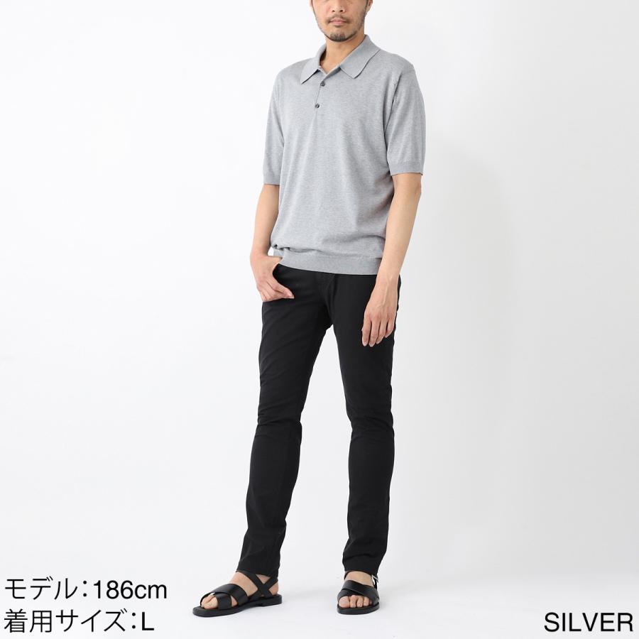 JOHN SMEDLEY（ジョンスメドレー） ニットポロシャツ ISIS イシス シー