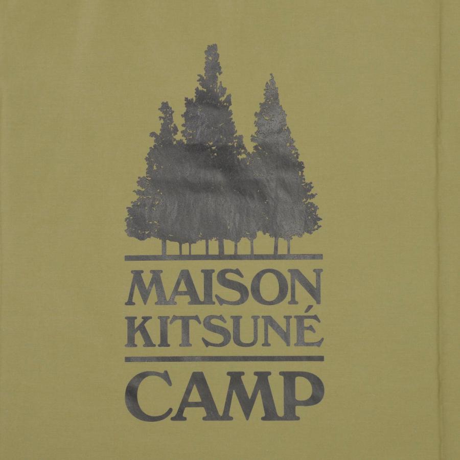 メゾンキツネ MAISON KITSUNE ケープ MK CAMP HOODED CAPE