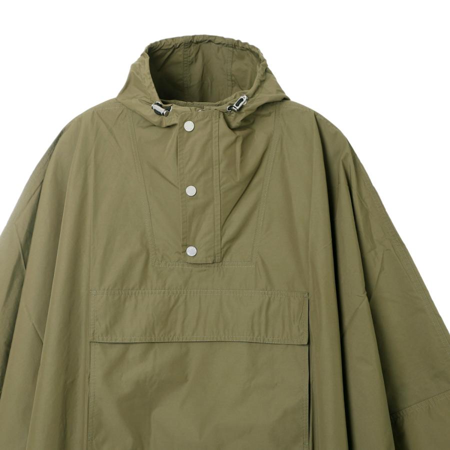 メゾンキツネ MAISON KITSUNE ケープ MK CAMP HOODED CAPE