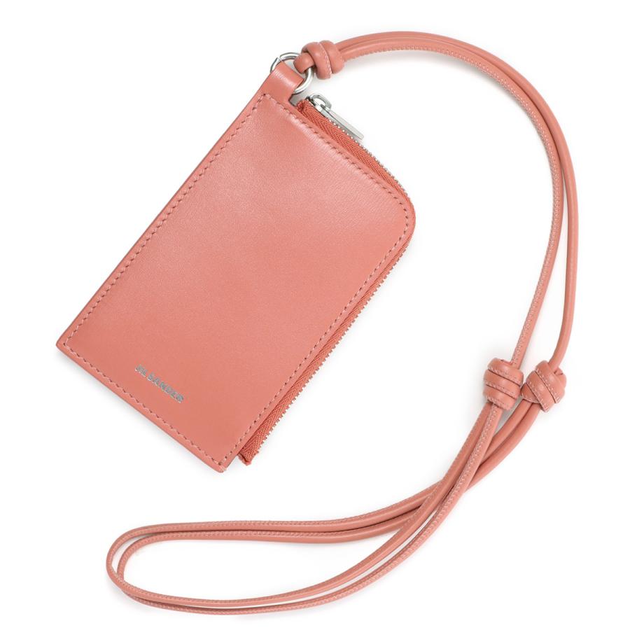 JIL SANDER ジルサンダー カードケース ENVELOPE NECKLACE ピンク 