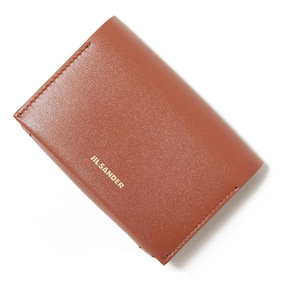 JIL SANDER ケースブラウン JIL SANDER（ジルサンダー） カードケース カードホルダー ブラウン