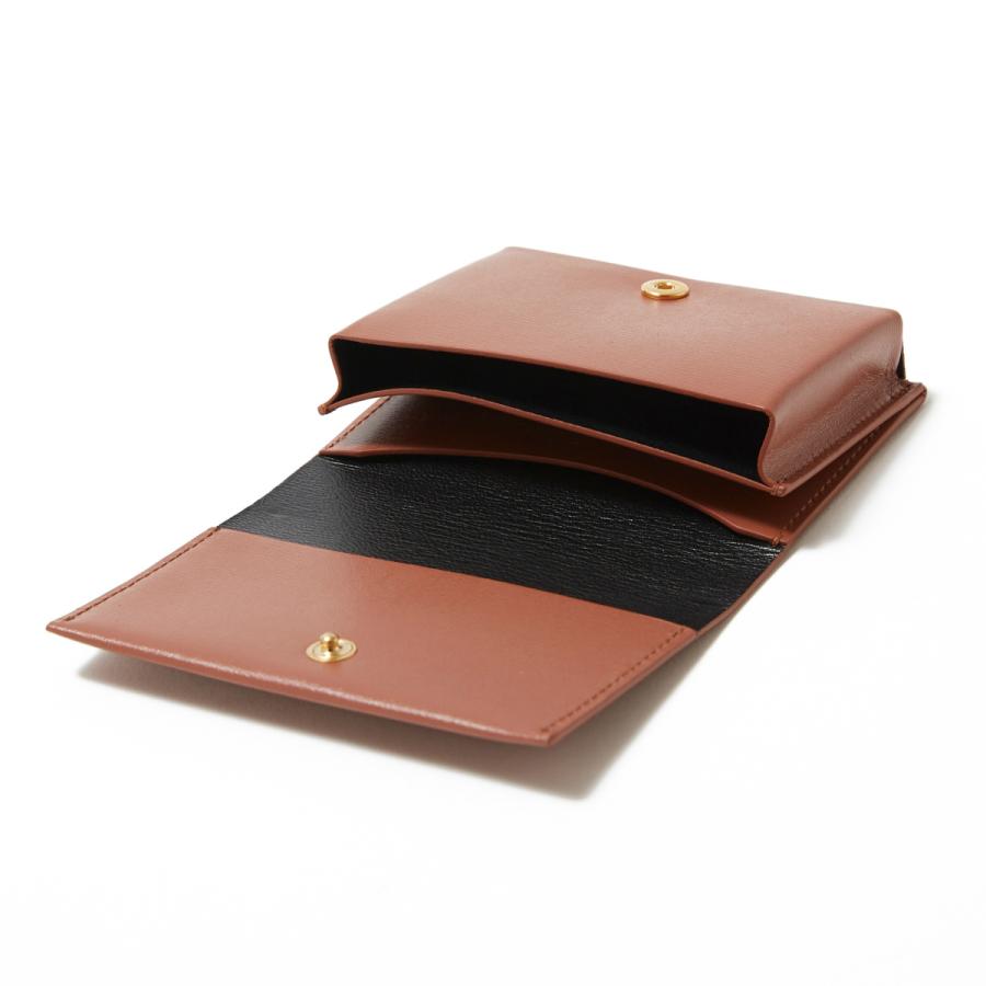 JIL SANDER ジルサンダー カードケース カードホルダー ブラウン