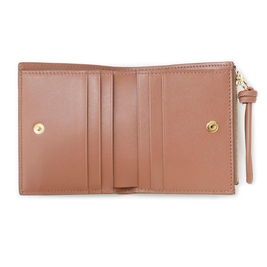 JIL SANDER 二つ折り財布 ピンク系 JIL SANDER ジルサンダー 2つ折り財布 小銭入れ付き MINI FRENCH
