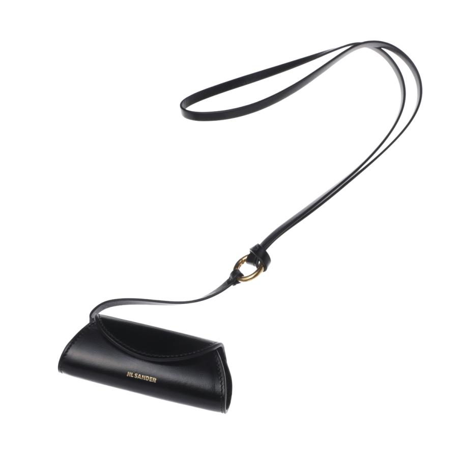 【未使用】JIL SANDER ・アクセサリーケース　ブラック　保存袋付き JIL SANDER ジルサンダー クラッチバッグ 保存袋付き ブラック x
