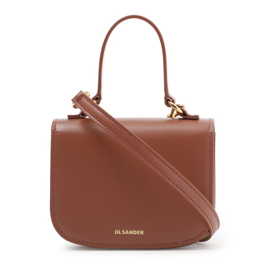 【希少】JIL SANDER 2way オールレザー ミニ ハンドバッグ JIL SANDER ジルサンダー アシンメトリー 2way ミニハンドバッグ