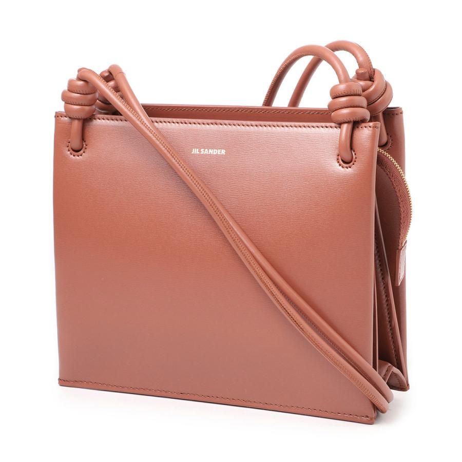 JIL SANDER クロスボディバッグ　ブラウン JIL SANDER（ジルサンダー） ショルダーバッグ DUMPLING クロスボディ