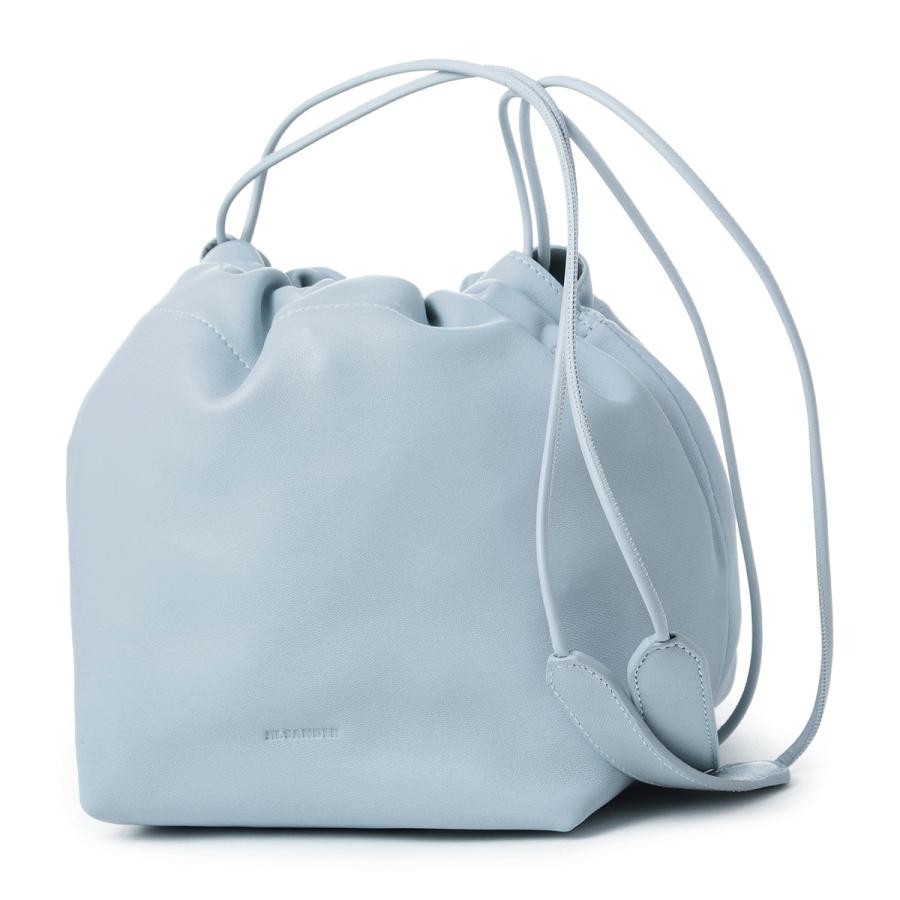 ジルサンダー JIL SANDER ショルダーバッグ DUMPLING ドローストリングバッグ ブルー レディース j07wg0027