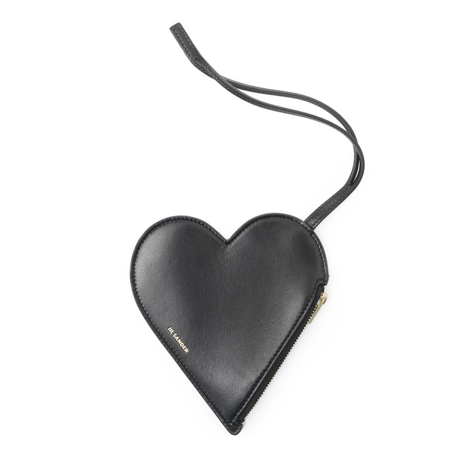 JIL SANDER ジルサンダー ポーチ HEART POUCH ブラック レディース