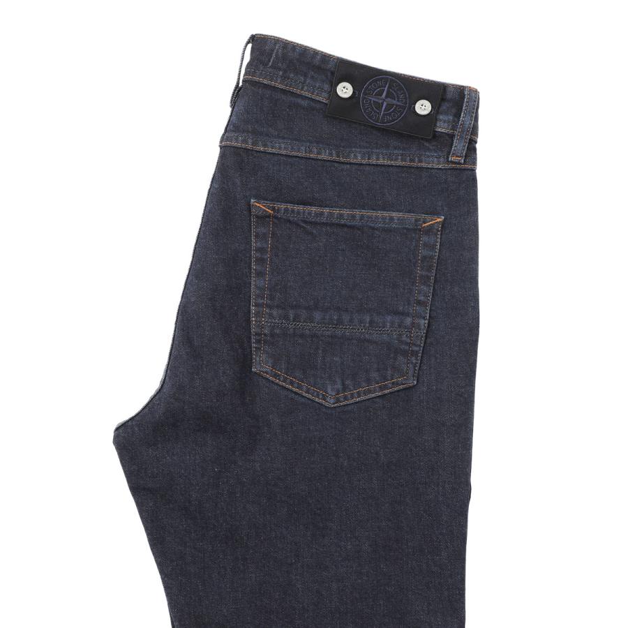 ストーンアイランド STONE ISLAND ボタンフライジーンズ J100007 STRETCH INDIGO DENIM-RINSED STONE ISLAND DENIM RESEARCH ブルー メンズの画像