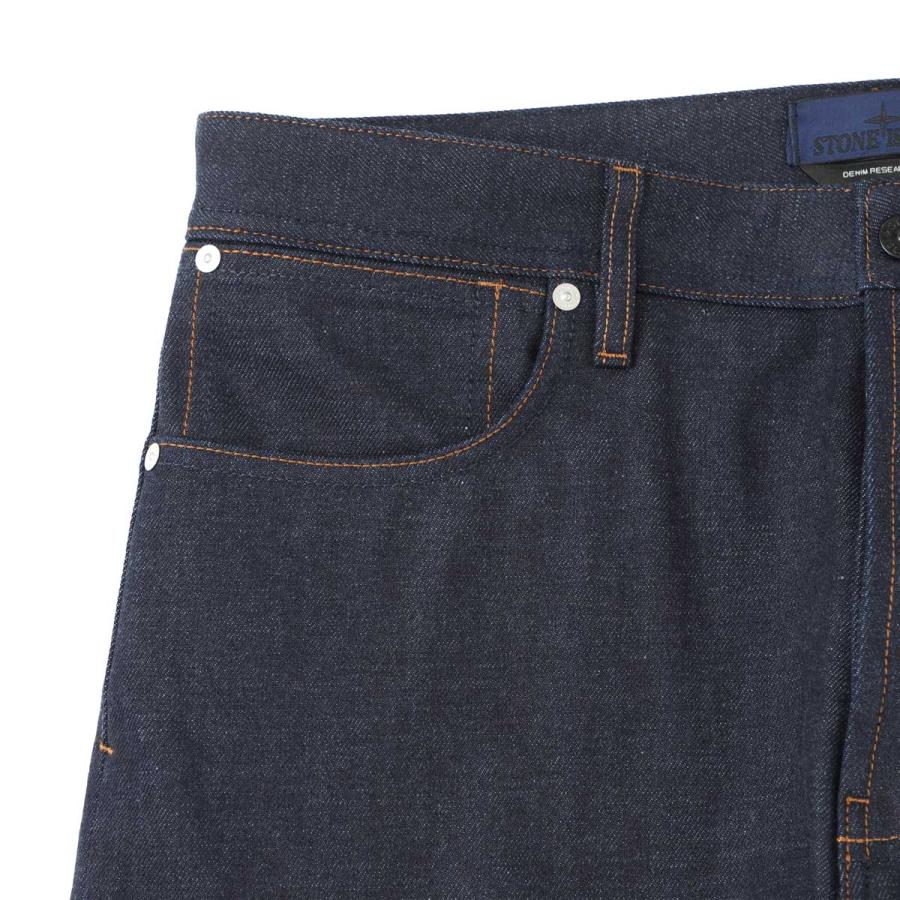 ストーンアイランド STONE ISLAND ボタンフライジーンズ J100008 SELVEDGE INDIGO DENIM-RAW STONE ISLAND DENIM RESEARCH ブルー メンズの画像