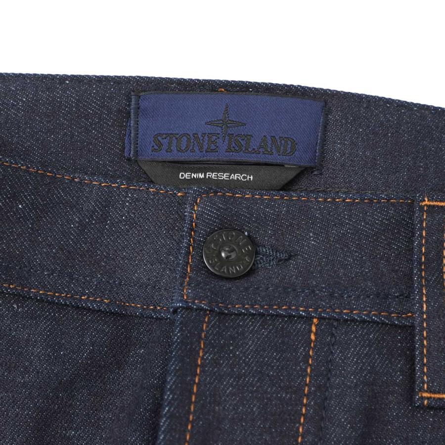ストーンアイランド STONE ISLAND ボタンフライジーンズ J100008 SELVEDGE INDIGO DENIM-RAW STONE ISLAND DENIM RESEARCH ブルー メンズの画像